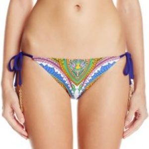 Trina Turk Side Tie Paisley Bikini bottom